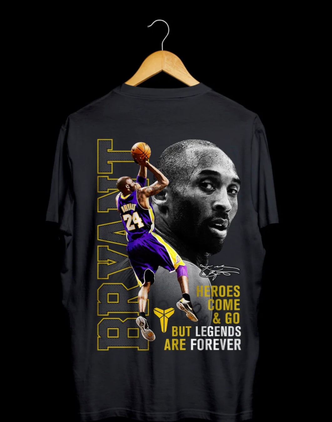 MAMBA LEGENDS ARE FOREVER TEE