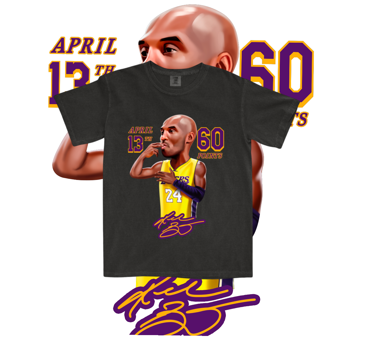 MAMBA OUT 60 POINTS TEE