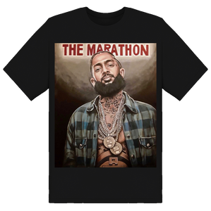 NIPSEY HUSTLE MARATHON ART SHIRT